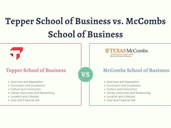 Tepper School of Business vs. McCombs School of Business
